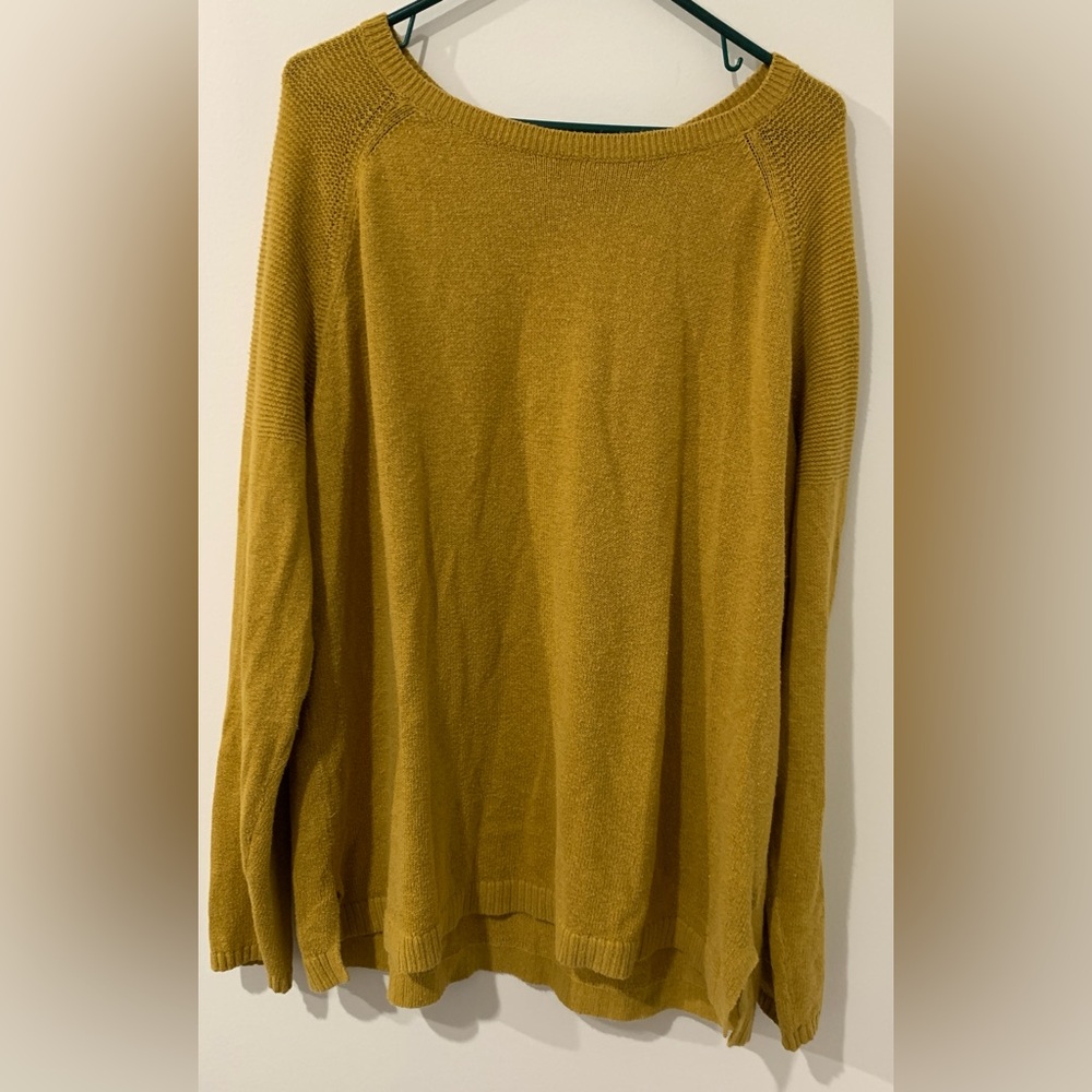 Old Navy tall Mustard yellow sweater
